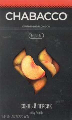 табак chabacco medium - сочный персик (juicy peach) Благовещенск